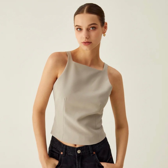Commense Tops - Light Grey Top